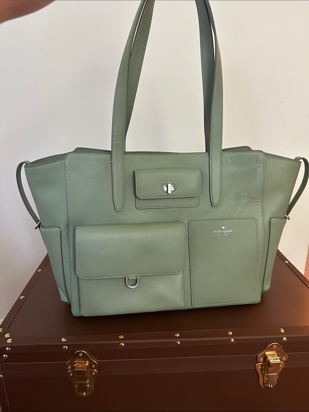 kate spade cargo Leather Tote Bag